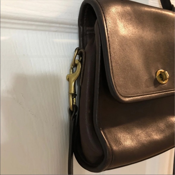 Vtg. Coach Court Crossbody Bag J9C-9870 - Picture 4 of 11